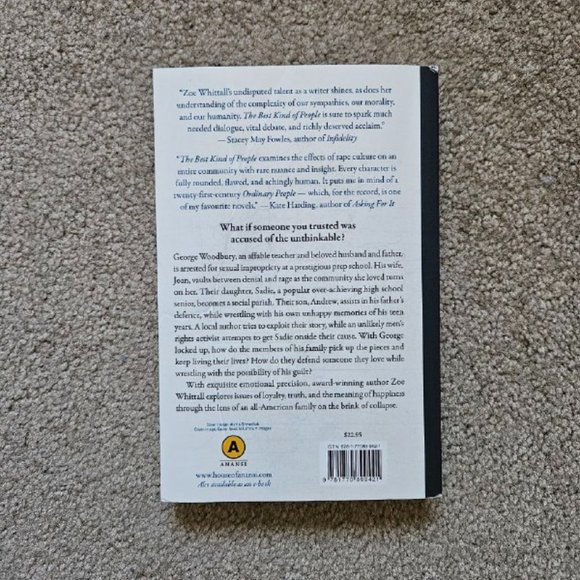 4/$25 The‎ Best Kind of People by Zoe Whittall - Paperback - Picture 6 of 6